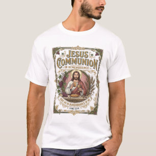 Jesus Communion Jesus Communion Christian Faith Vi T-Shirt
