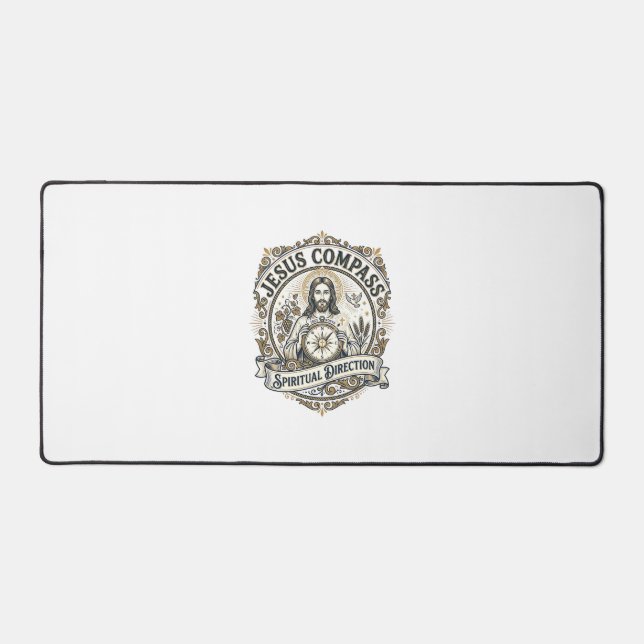Jesus Compass Spiritual Direction Jesus Compass Sp Desk Mat (Front)