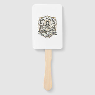 Jesus Compass Spiritual Direction Jesus Compass Sp Hand Fan