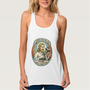 Jesus Completely Burnt Black Hot Dog BBQ Humor_1 Singlet