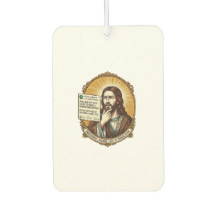 Jesus Confused Auto Translate Post Fail Social Hum Car Air Freshener