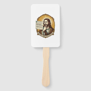 Jesus Confused Auto Translate Post Fail Social Hum Hand Fan