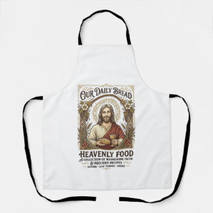 Jesus Cookbook Recipe Card Aesthetic Vintage Shirt Apron