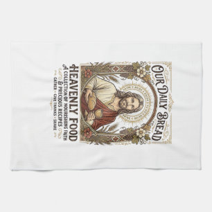 Jesus Cookbook Recipe Card Aesthetic Vintage Shirt Tea Towel