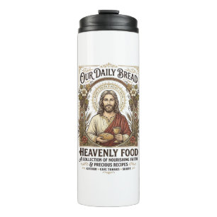Jesus Cookbook Recipe Card Aesthetic Vintage Shirt Thermal Tumbler