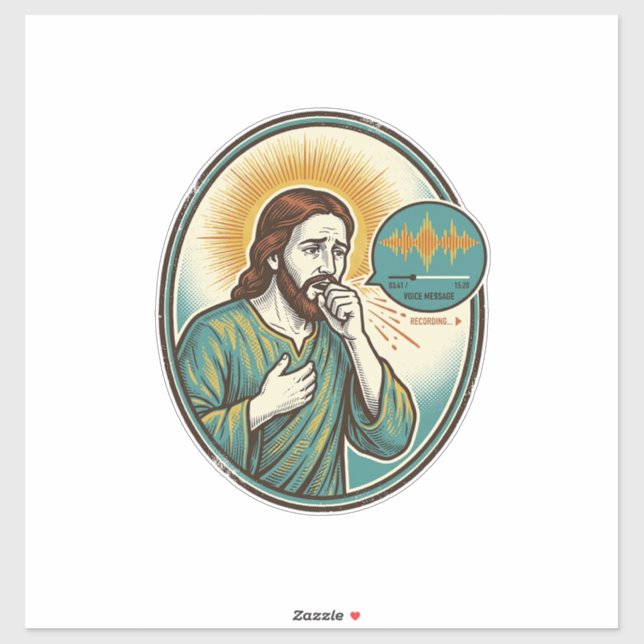 Jesus Coughing Mid Voice Note Audio Message Textin (Sheet)