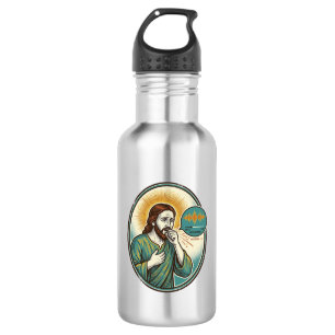 Jesus Coughing Mid Voice Note Audio Message Textin 532 Ml Water Bottle