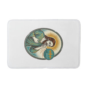Jesus Coughing Mid Voice Note Audio Message Textin Bath Mat