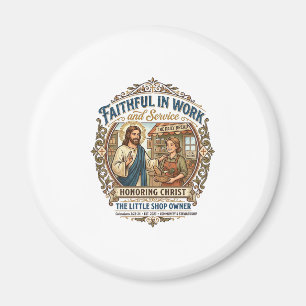 Jesus Craft Seller Etsy Maker Shirt Faith Based De Magnet