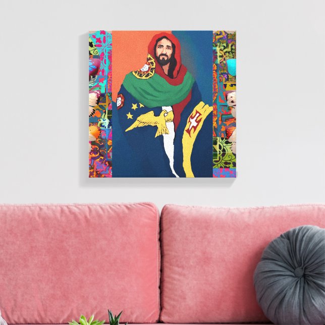 Jesus Cristo Canvas Print (Insitu(LivingRoom))