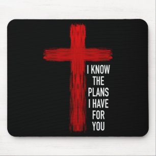 Jesus Cross Bible Verse Christian Long Sleeve Mouse Pad