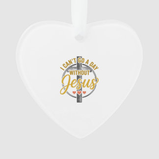 Jesus Cross Christian Typography Shirt Design_1 Ornament