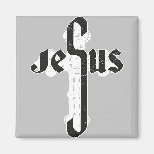 Jesus Cross Magnet (Front)
