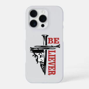 Jesus Cross Nail Design – Powerful Christian iPhone 16 Pro Case