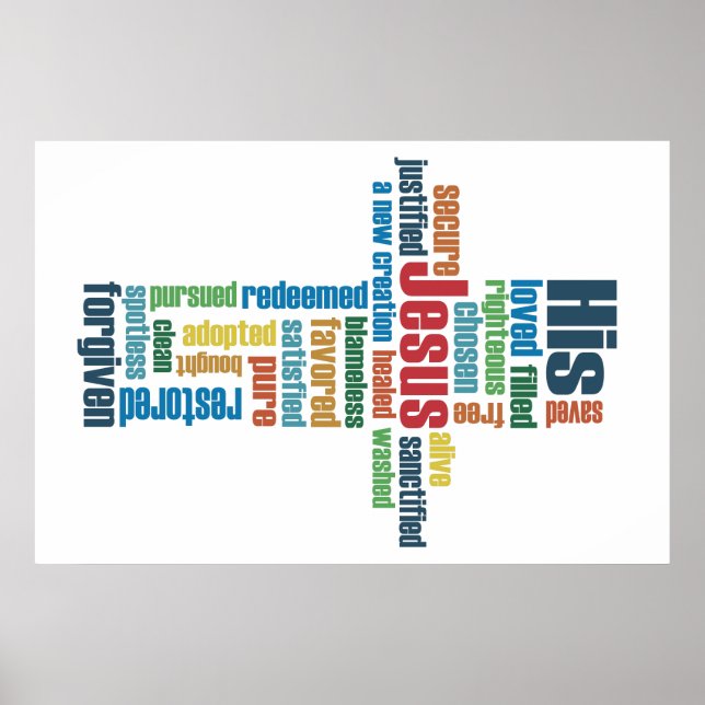 Jesus Cross Poster (Front)