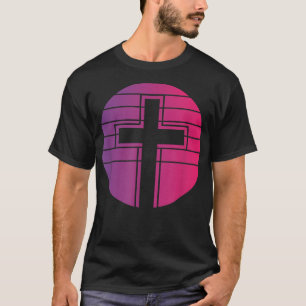 Jesus Cross Retro Style Vintage  T-Shirt