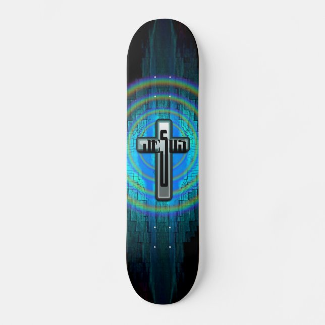 Jesus Cross Skateboard (Front)