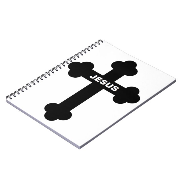 JESUS CROSS SPIRAL NOTEBOOK (Left Side)