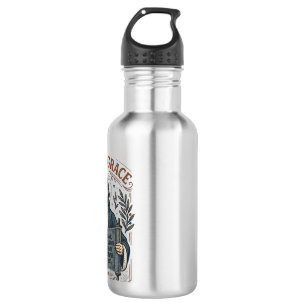 Jesus Cross Stitch Vintage Shirt Christian Graphic 532 Ml Water Bottle