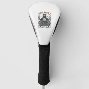 Jesus Cross Stitch Vintage Shirt Christian Graphic Golf Head Cover