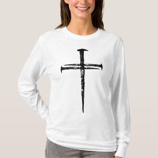 Jesus Cross Three Nails Christian Vintage T-Shirt