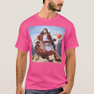 Jesus Crossing Up The Devil Christian Men Women Gi T-Shirt