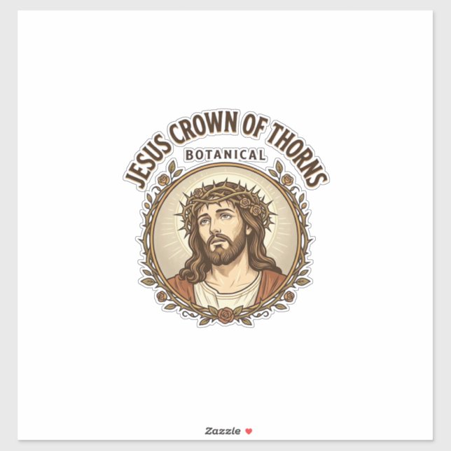 Jesus Crown Of Thorns Botanical Jesus Crown Thorns (Sheet)