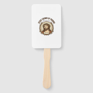 Jesus Crown Of Thorns Botanical Jesus Crown Thorns Hand Fan
