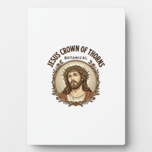 Jesus Crown Of Thorns Botanical Jesus Crown Thorns Plaque