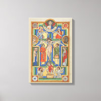 Jesus Crucified Mediaeval illumination