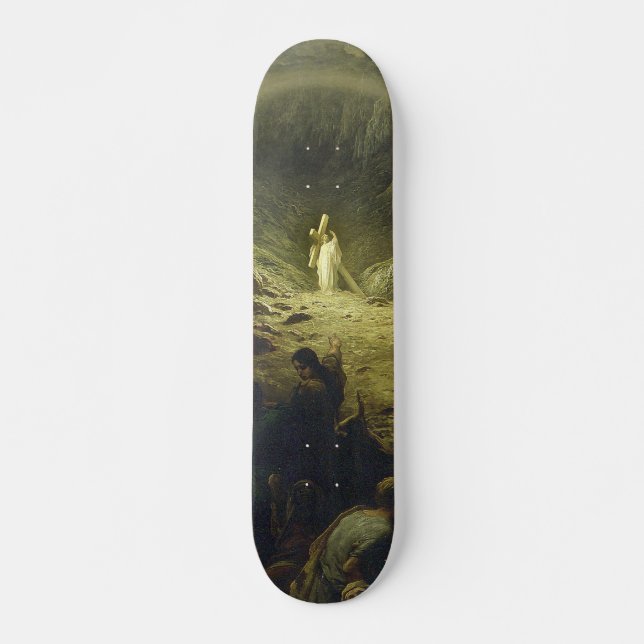 jesus crucifix 1 skateboard (Front)
