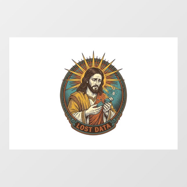 Jesus Crushed USB Flash Drive Lost Data Humor_1 (Sheet)