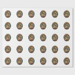 Jesus Crushed USB Flash Drive Lost Data Humor_1 Wrapping Paper
