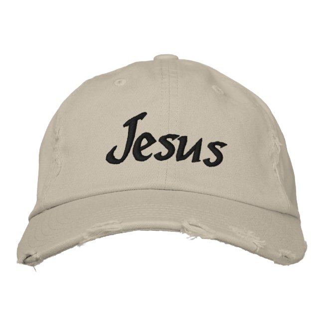 Jesus Customise it Embroidered Hat (Front)