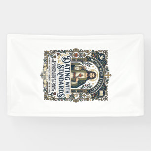 Jesus Dating Christian Relationship Humour Shirt F Banner