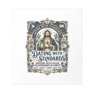Jesus Dating Christian Relationship Humour Shirt F Notepad
