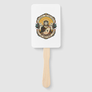 Jesus Dead Headphones Mid Set Silent Workout Gym H Hand Fan