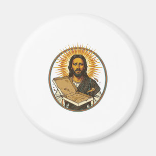 Jesus Deceived By Empty Pizza Box Party Food Humou Magnet