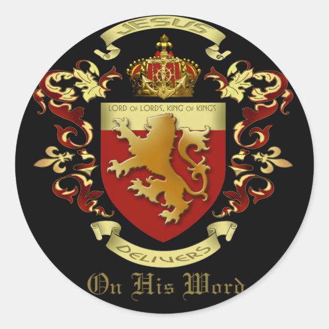 Jesus Delivers Sticker (Front)