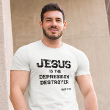 Jesus Depression Destroyer Life Christian Light