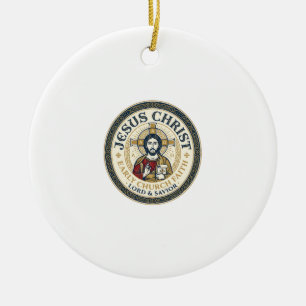 Jesus Desert Fathers Ancient Christian T-Shirt Ins Ceramic Tree Decoration
