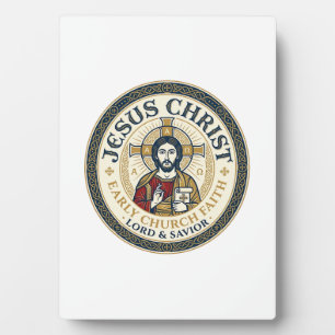 Jesus Desert Fathers Ancient Christian T-Shirt Ins Plaque