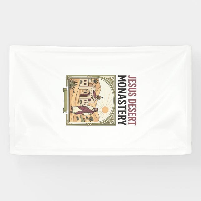 Jesus Desert Monastery Jesus Desert Monastery Chri Banner (Horizontal)