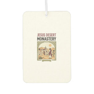 Jesus Desert Monastery Jesus Desert Monastery Chri Car Air Freshener