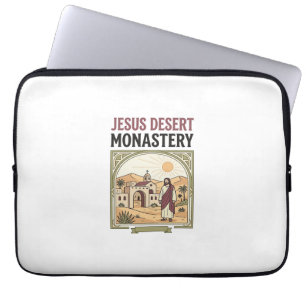 Jesus Desert Monastery Jesus Desert Monastery Chri Laptop Sleeve