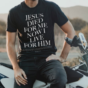 Jesus Died For Me    Christian Aesthetic Apparel T-Shirt