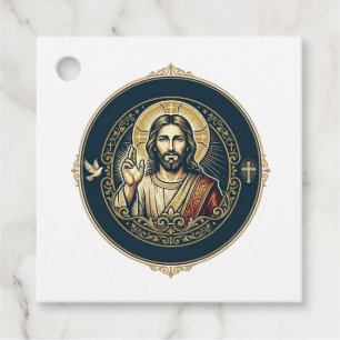 Jesus Digital Artist iPad Art T-Shirt Inspirationa Favour Tags