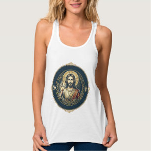 Jesus Digital Artist iPad Art T-Shirt Inspirationa Singlet