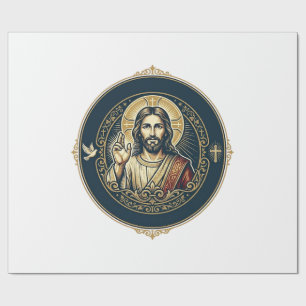 Jesus Digital Artist iPad Art T-Shirt Inspirationa Wrapping Paper