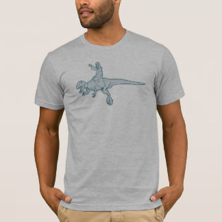 Jesus Dinosaur Rider tee shirt